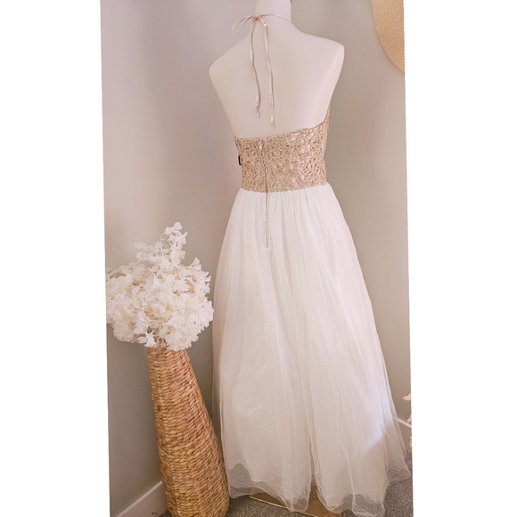 B Darling Halter Sparkling Gown - Picture 2 of 7